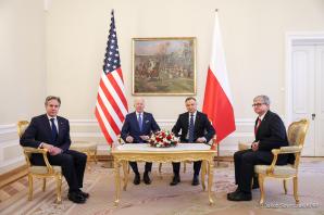 [VIDEO] Spotkanie Prezydentów Polski i USA