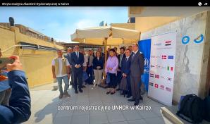 [VIDEO] Wizyta studyjna Akademii Dyplomatycznej w Kairze