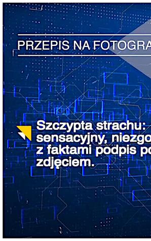 [VIDEO] Jak działa fotograficzna dezinformacja? Kampania „Przepis na dezinformację”
