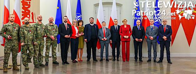 [VIDEO] Uhonorowanie osób zaangażowanych w pomoc ludności w czasie wojny w Ukrainie