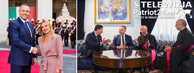 Prezydent Karol Nawrocki spotkał się z Giorgią Meloni w Rzymie. Rozmowy o bezpieczeństwie i UE–Mercosur