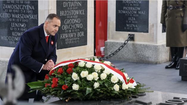 [VIDEO] Obchody 107 rocznicy Odzyskania Niepodległości z udziałem Prezydenta Karol Nawrockiego