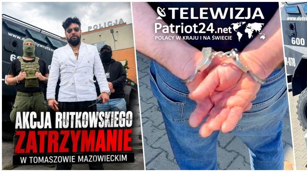 [VIDEO] Tomaszów Mazowiecki. Wspólne działania Biura Rutkowski i policji. Podejrzany zatrzymany
